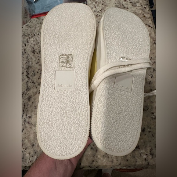 Woman’s Miya Dolce Vita Multi Colored Canvas Sneakers with Side Zipper - Picture 7 of 10